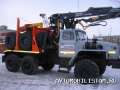 Лесовоз Урал 55571, с манипулятором Омтл-70.02